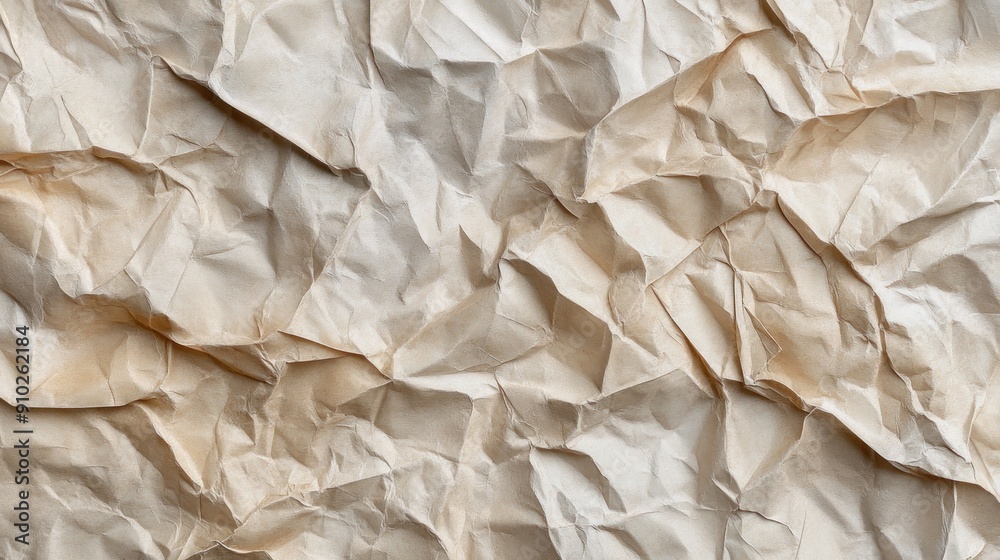 Abstract Background of Crumpled Paper