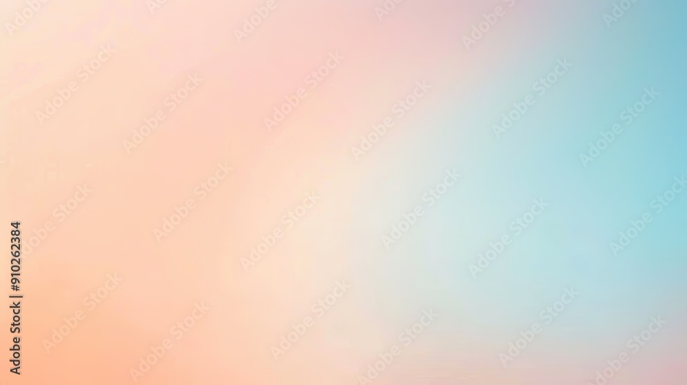 Serene Pastel Blue and Peach Gradient with Seamless Transitions Serene Pastel Blue and Peach Gradient with Seamless Transitions