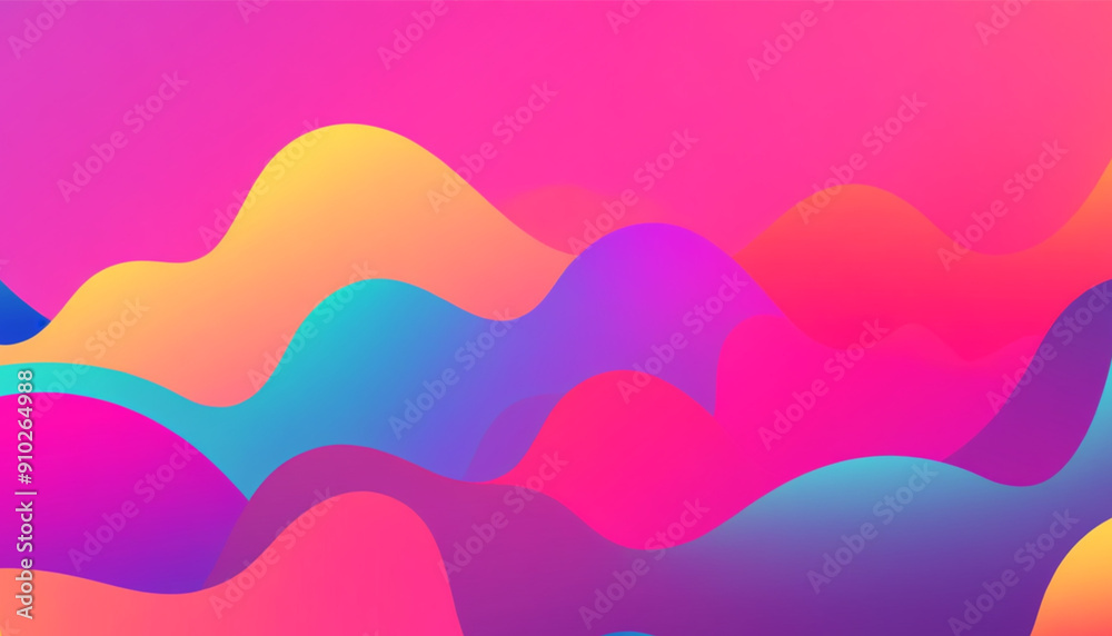 Fototapeta premium Abstract wallpaper background, colorful with a dominant pink color