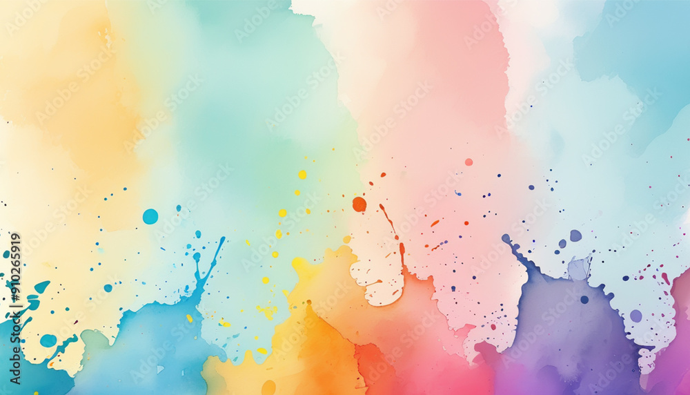 Obraz premium Abstract wallpaper background, splashes of oil paint in soft colors