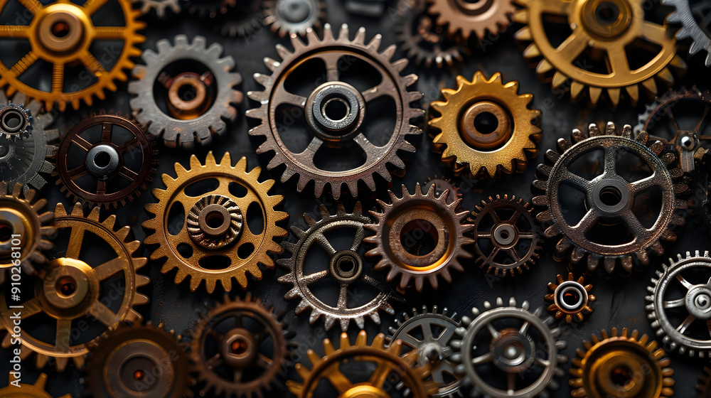 Steampunk Gears Background Image Steampunk Gears Background Image