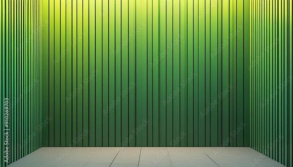 An abstract wallpaper background, striped motif, with a dominant color of leaf green An abstract wallpaper background, striped motif, with a dominant color of leaf green