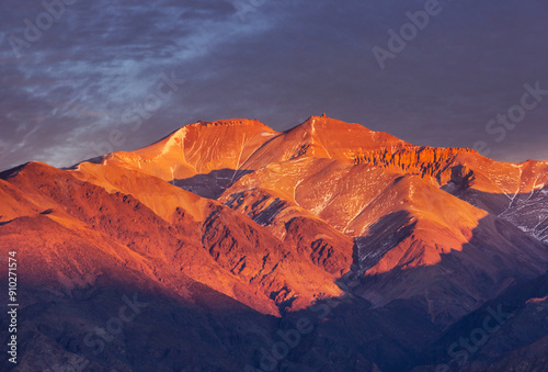 Mountains on sunrise