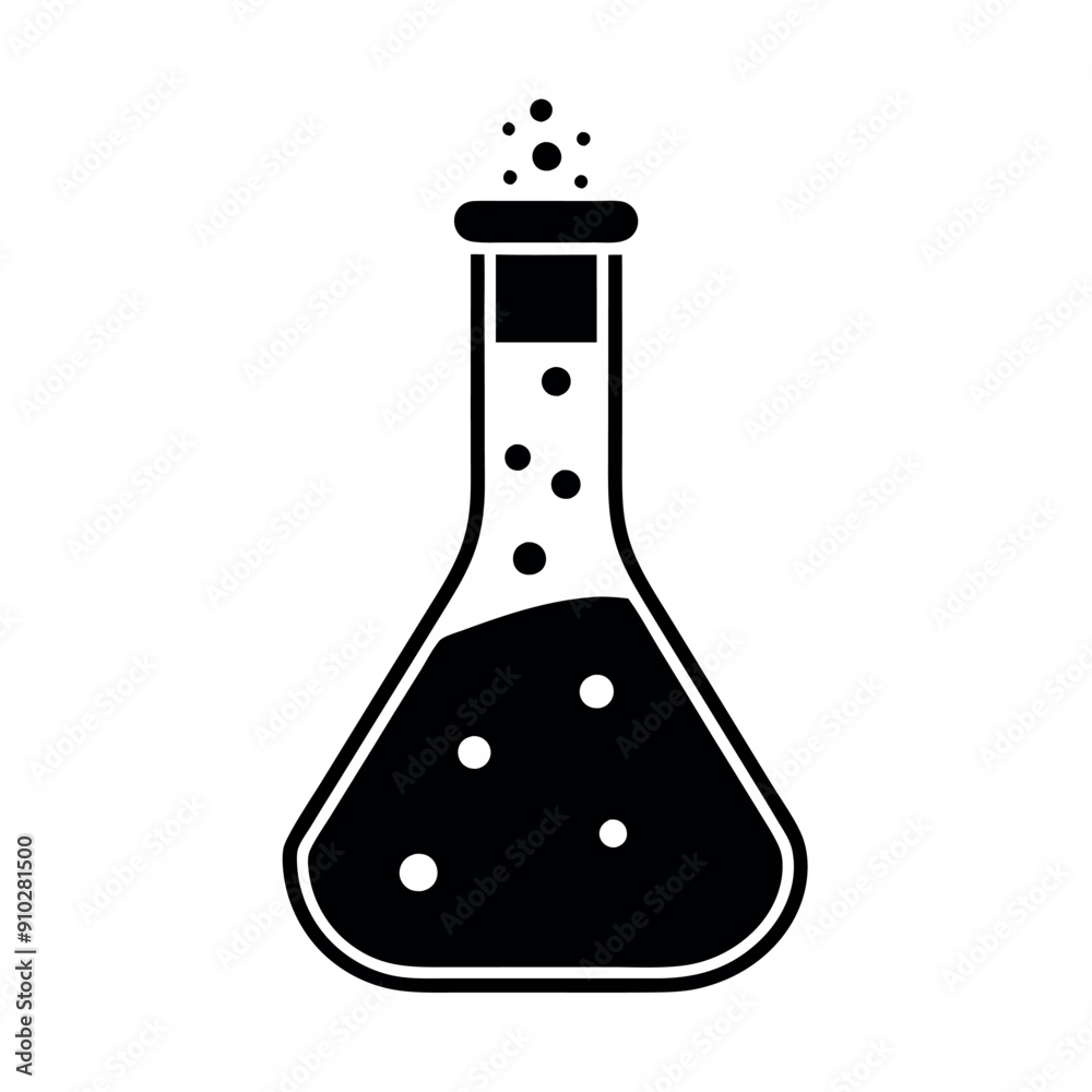 a Flask icon vector illustration a Flask icon vector illustration