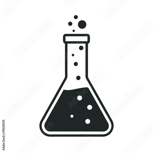 a Flask icon vector illustration