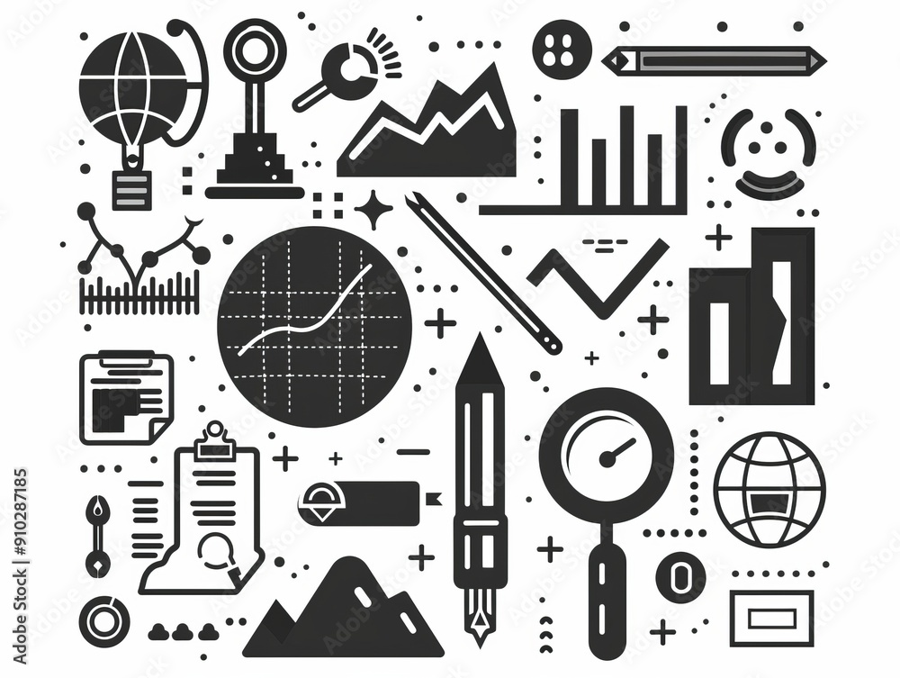business planning elements background like a strategy map, business plan, brainstorming, roadmap, and SWOT analysis business planning elements background like a strategy map, business plan, brainstorming, roadmap, and SWOT analysis