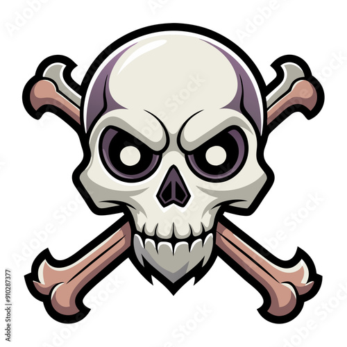 skull and crossbones vector