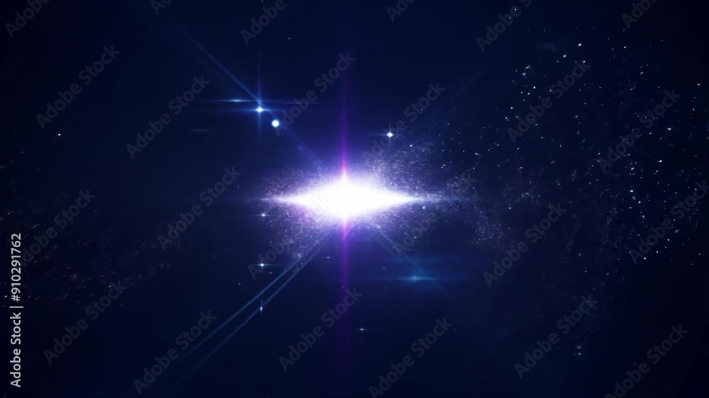 Witness a breathtaking display of cosmic brilliance as starlight dances through the vastness of the universe, illuminating the wonders of the night sky. timelapse