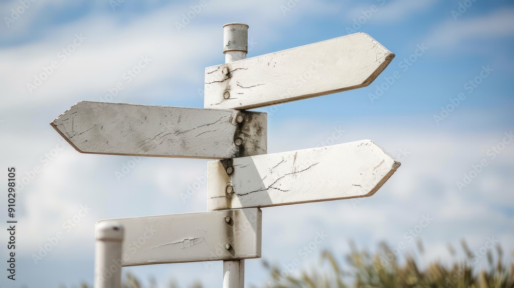 way white signpost with question answer way white signpost with question answer
