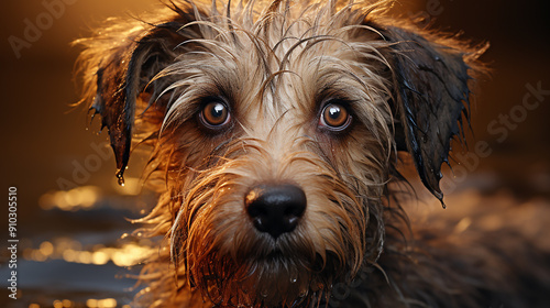 close-up of dog photo