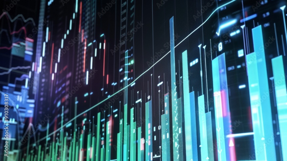 Tech financial data document graph chart report statistic marketing research development planning management strategy analysis accounting. Financial business technology hologram concept. Tech financial data document graph chart report statistic marketing research development planning management strategy analysis accounting. Financial business technology hologram concept.