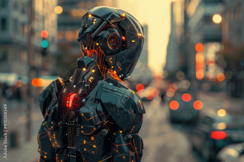Robotic humans with cyber hardware in future technology, supported by artificial intelligence. Robotic humans with cyber hardware in future technology, supported by artificial intelligence.