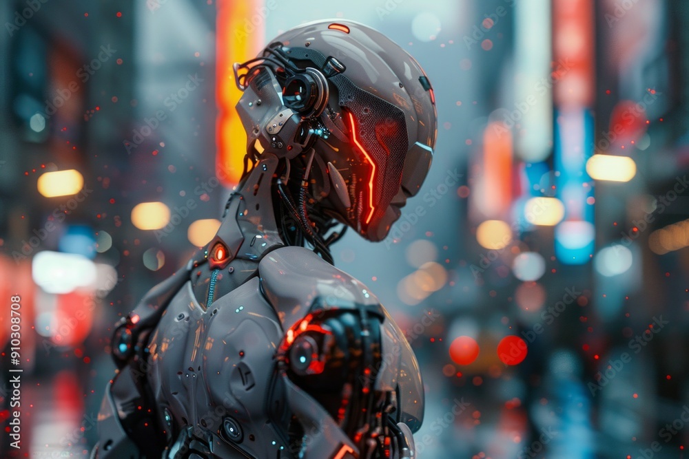 Robotic humans with cyber hardware in future technology, supported by artificial intelligence. Robotic humans with cyber hardware in future technology, supported by artificial intelligence.