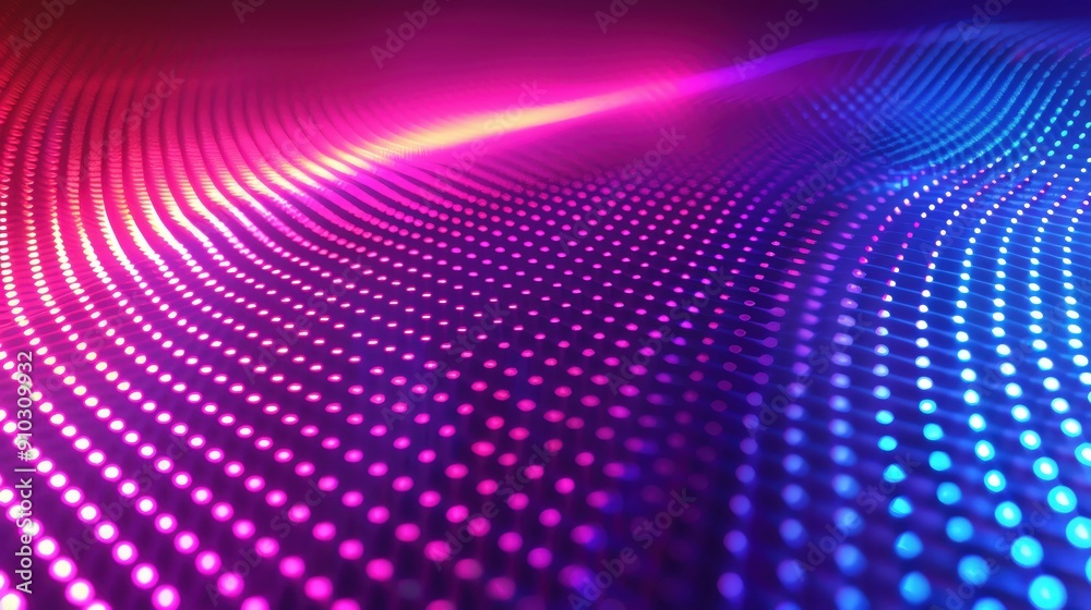 A vibrant abstract background featuring wave patterns in pink and blue hues, ideal for modern design projects and visual presentations.