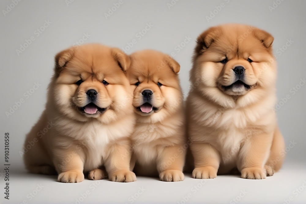 chow isolated puppies background white two cute dog puppy pet animal young adorable domestic purebred portrait mammal baby pedigree brown studio doggy fluffy little small sitting retriever looking chow isolated puppies background white two cute dog puppy pet animal young adorable domestic purebred portrait mammal baby pedigree brown studio doggy fluffy little small sitting retriever looking