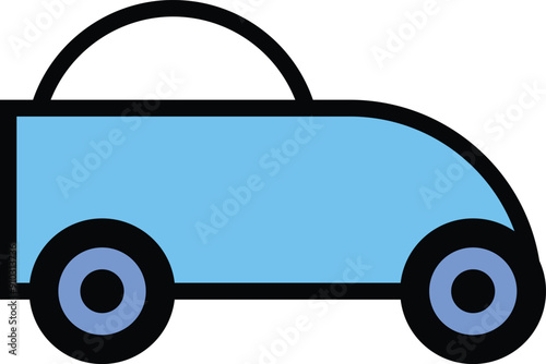 Vector EPS File of Vehicle Icon Design with Travel Theme, Ideal for Digital and Print Media, Featuring Modern Transportation Elements and Travel-Related Symbols for Graphic Projects.