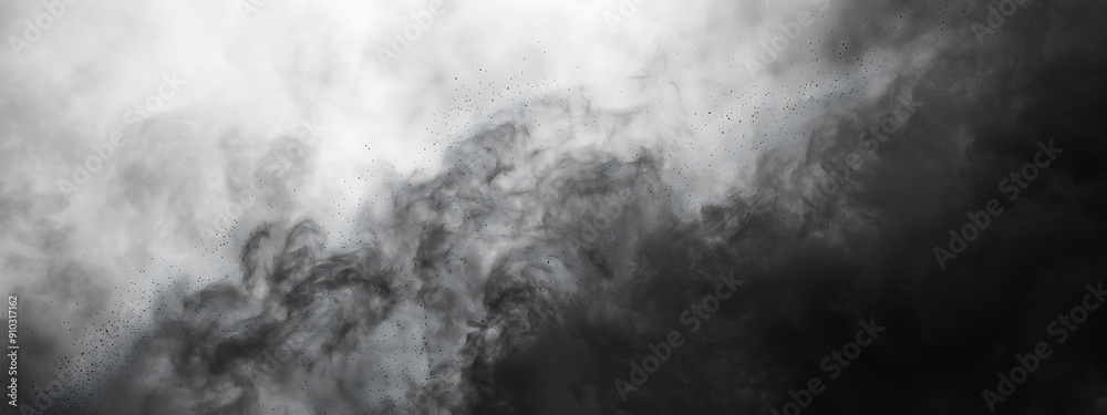 Abstract black and white smoke cloud background with a dramatic and mysterious style for design projects.
Abstract black and white smoke cloud background with a dramatic and mysterious style for design projects.