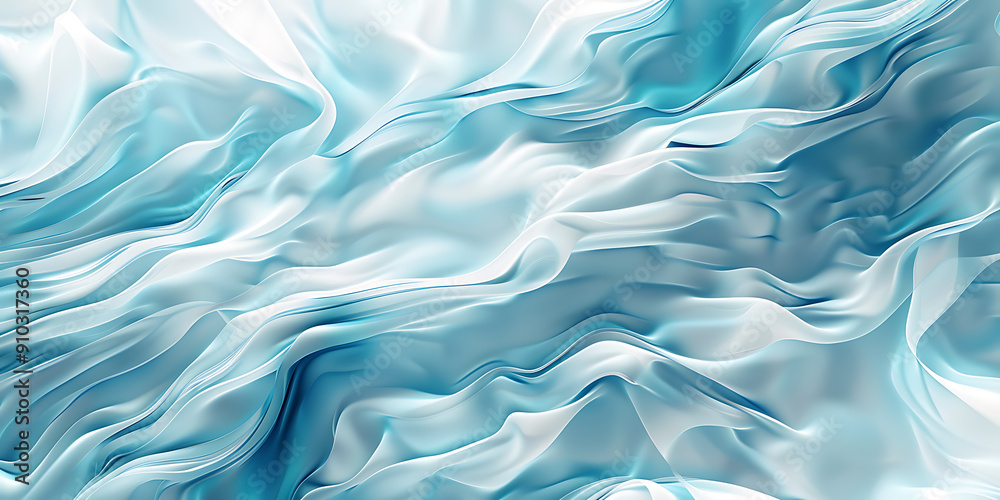Abstract blue and white flowing fabric background for elegant and modern designs.
Abstract blue and white flowing fabric background for elegant and modern designs.