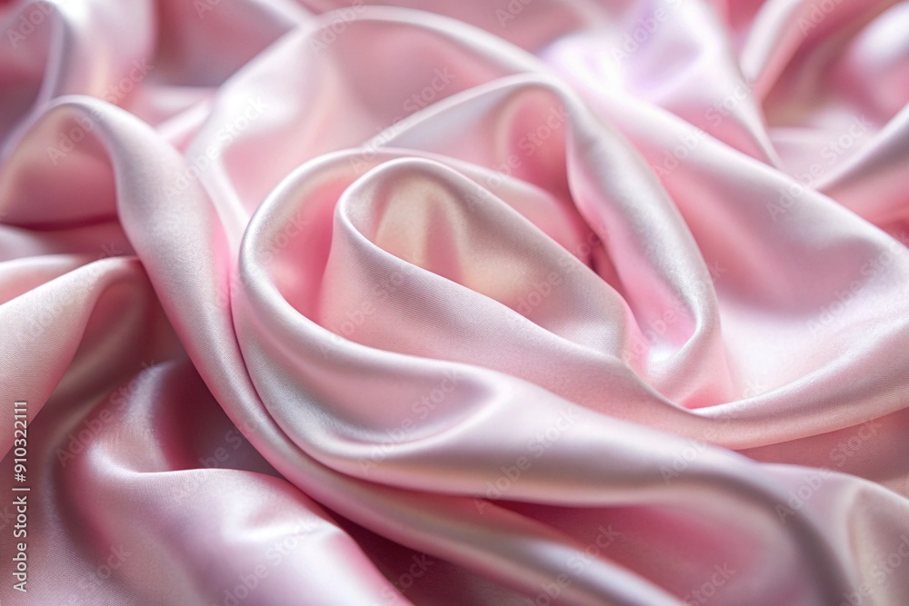 Obraz premium Smooth Blurred light pink Silk Fabric Background