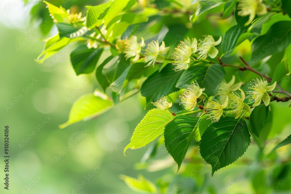 Vivid Green Young Leaves Unfurling on Dark Branch Close-Up View. Beautiful simple AI generated image in 4K, unique. Vivid Green Young Leaves Unfurling on Dark Branch Close-Up View. Beautiful simple AI generated image in 4K, unique.