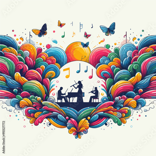 this vector about symphony of color 