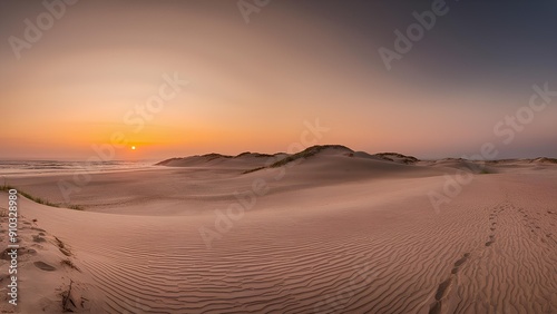 Golden Hour at the Dune Beach