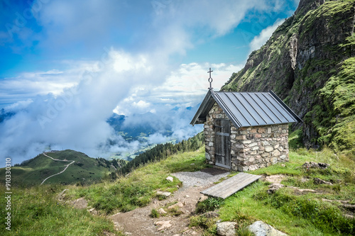 Chapel at Wildseeloder in Tyrol Austria photo