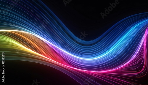 abstract background of colorful neon