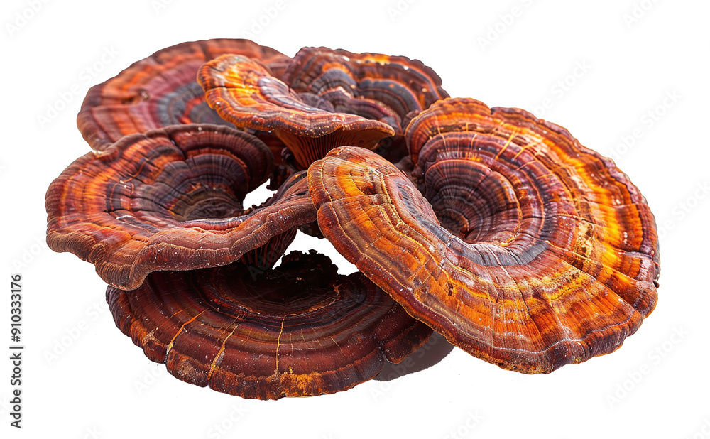 Reishi mushroom, Ganoderma lucidum. PNG Reishi mushroom, Ganoderma lucidum. PNG