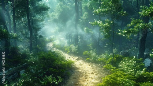 Mystical Forest Path photo