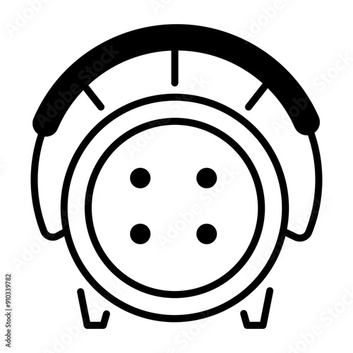 Bar stool icon in outline style 