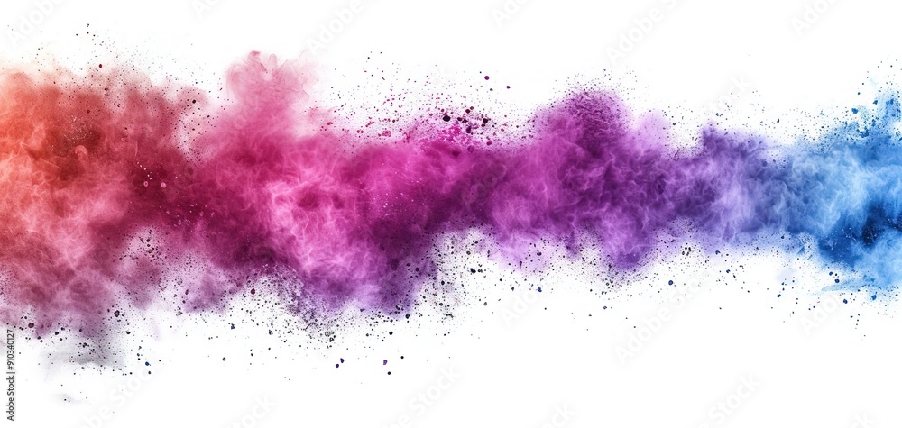 Obraz premium Abstract Powder Splatted Background