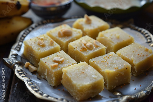 Traditional Indian Sweets on a Platter: Authentic Mithai for Festivals and Celebrations