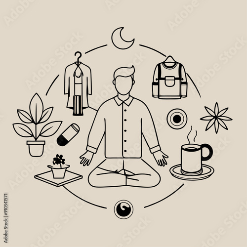 Adopting a minimalist approach to possessions and spending, focusing on essential items and experiences graphics backgrounds
