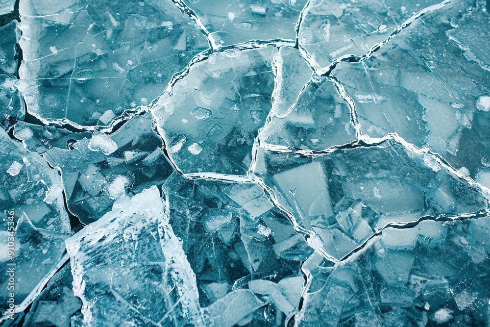 A textured backdrop of a frozen lake surface, featuring cracks and shattered ice pieces for a cool effect A textured backdrop of a frozen lake surface, featuring cracks and shattered ice pieces for a cool effect