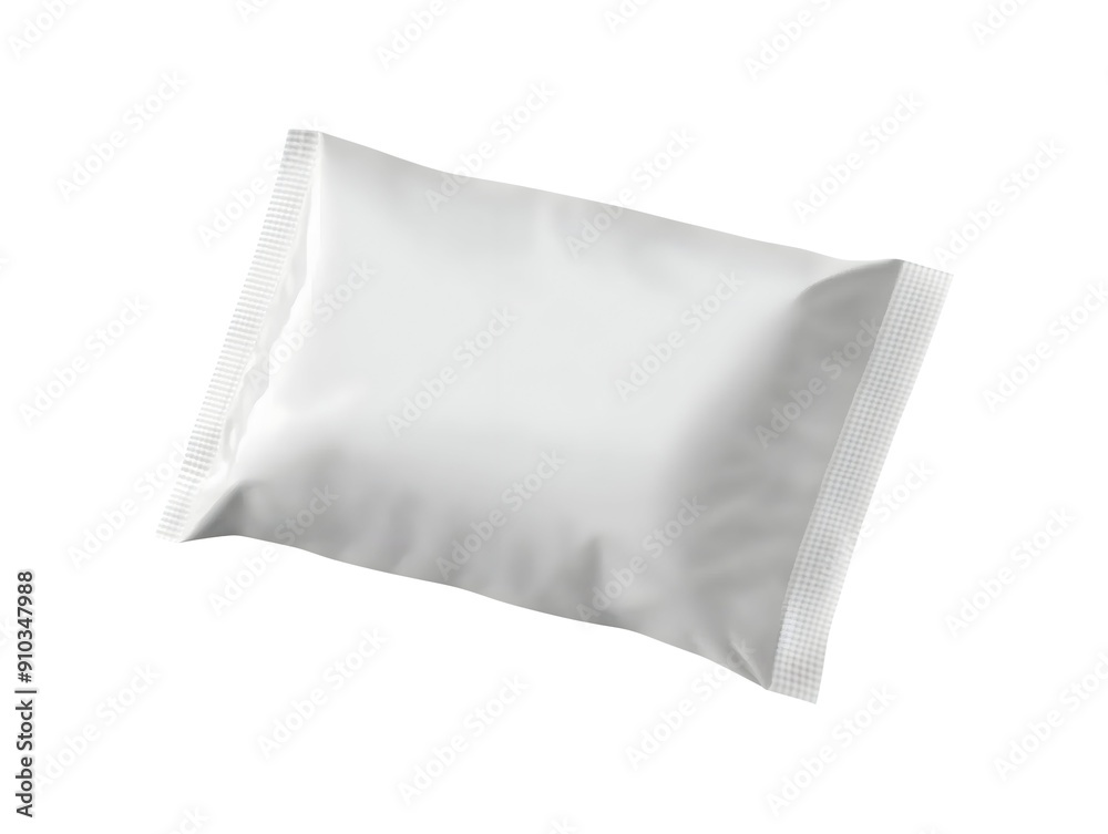 Blank packaging paper wipes isolated on transparent or white background Blank packaging paper wipes isolated on transparent or white background