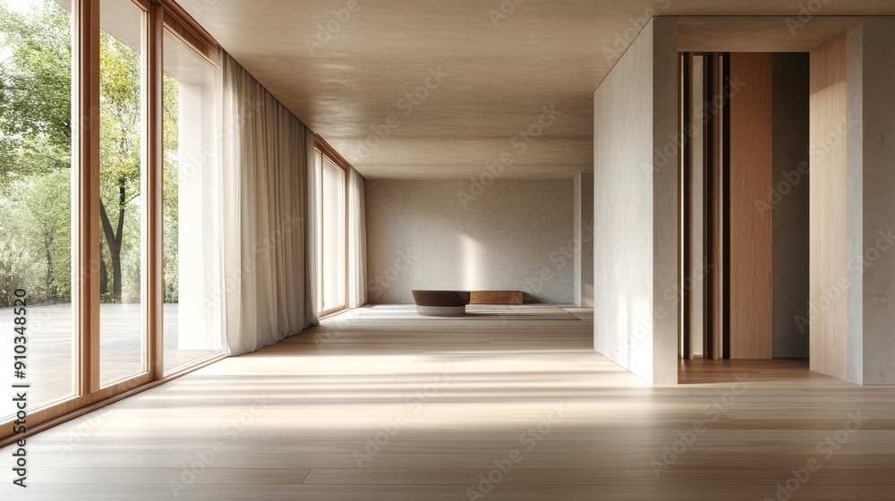 Obraz premium Minimalist Interior Design with Natural Light