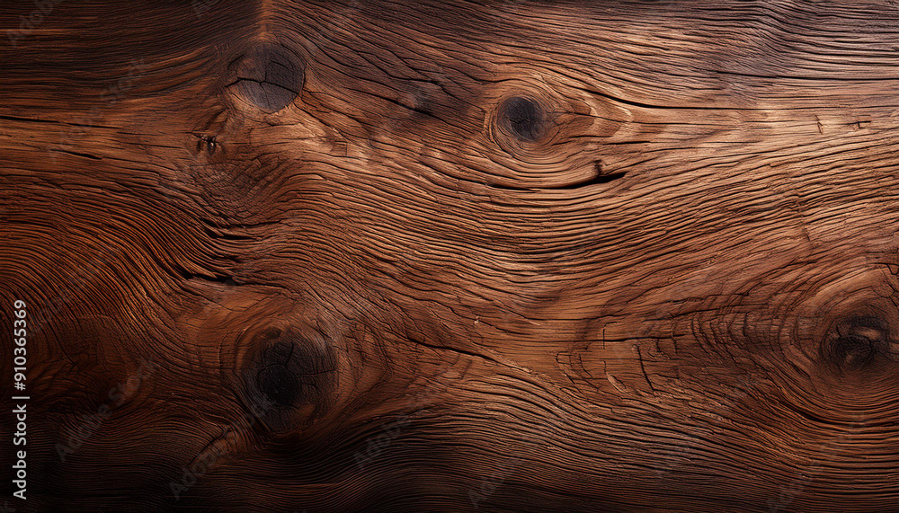 Fototapeta premium Tapeta, tło z motywem starego dębu, drzewo, drewno. Generative AI