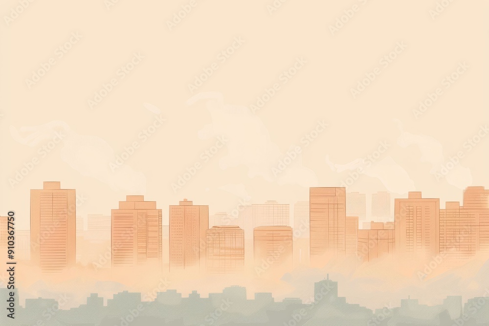 Vibrant Cityscape View from a Rooftop in Neo-pop Style. Beautiful simple AI generated image in 4K, unique. Vibrant Cityscape View from a Rooftop in Neo-pop Style. Beautiful simple AI generated image in 4K, unique.