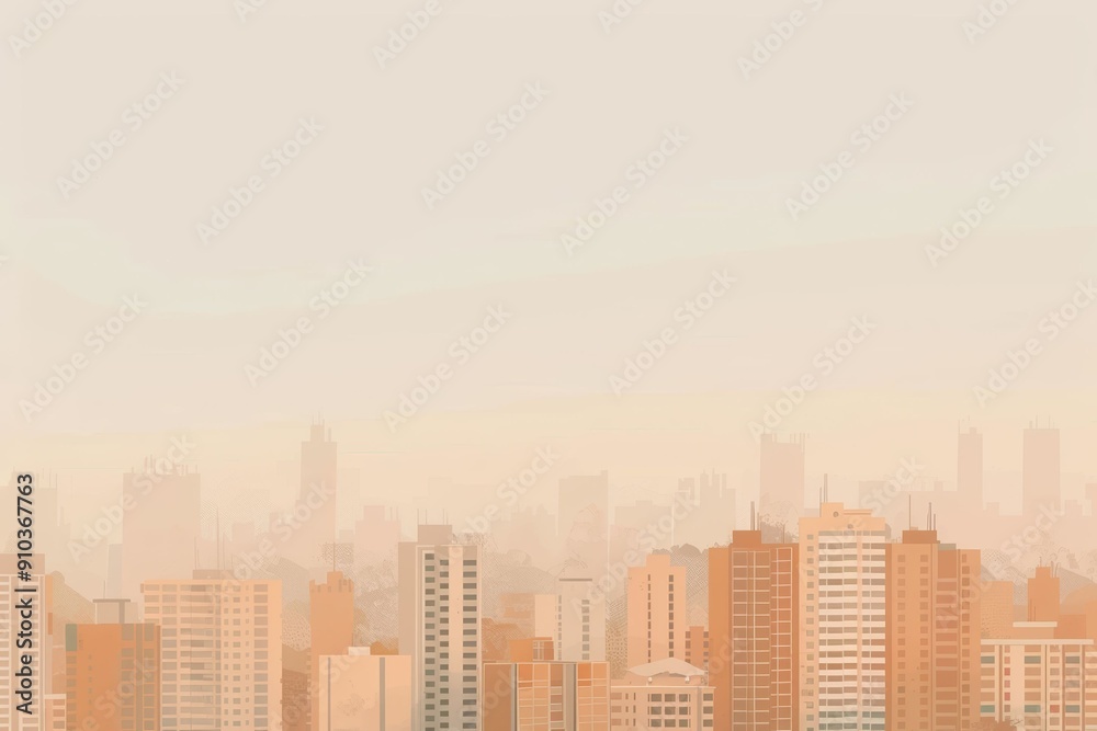 Sunset Skyline View from Rooftop - Generative AI. Beautiful simple AI generated image in 4K, unique. Sunset Skyline View from Rooftop - Generative AI. Beautiful simple AI generated image in 4K, unique.