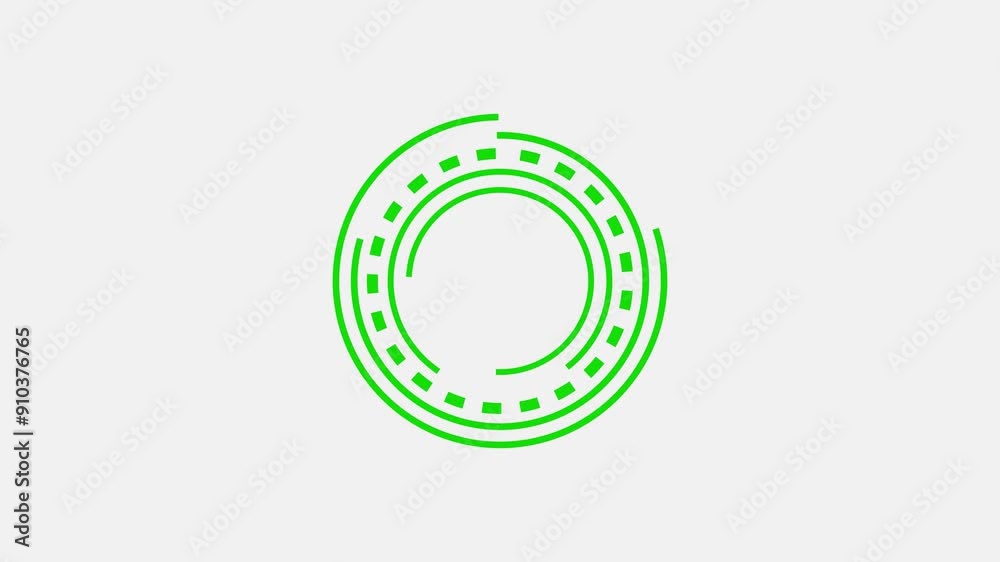 Abstract beautiful white circle frame loading icon background 4k animation. Abstract beautiful white circle frame loading icon background 4k animation.