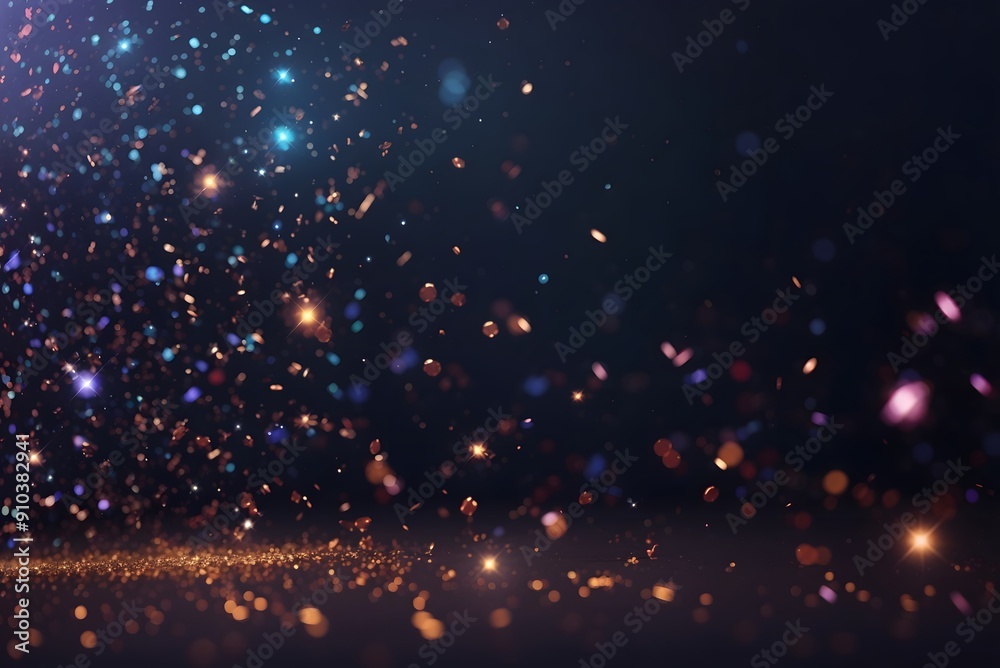 Obraz premium Blurry bokeh background backdrop magic shine glitter 