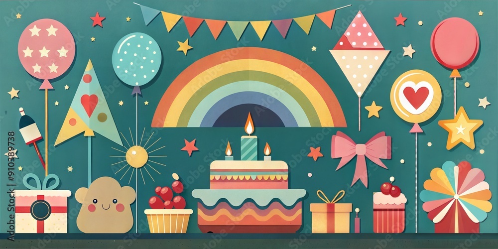 retro birthday background retro birthday background