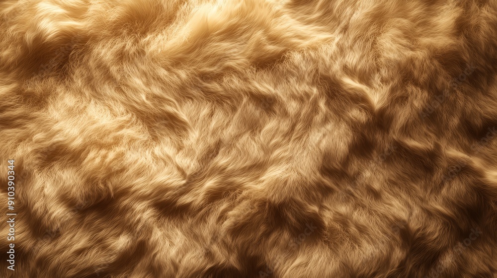 Soft Golden Fur Texture Background - A close-up of soft, golden fur, creating a luxurious and inviting texture. It evokes feelings of warmth, comfort, and luxury, making it ideal for backgrounds or de Soft Golden Fur Texture Background - A close-up of soft, golden fur, creating a luxurious and inviting texture. It evokes feelings of warmth, comfort, and luxury, making it ideal for backgrounds or de
