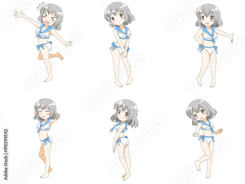 水着少女まとめ2
