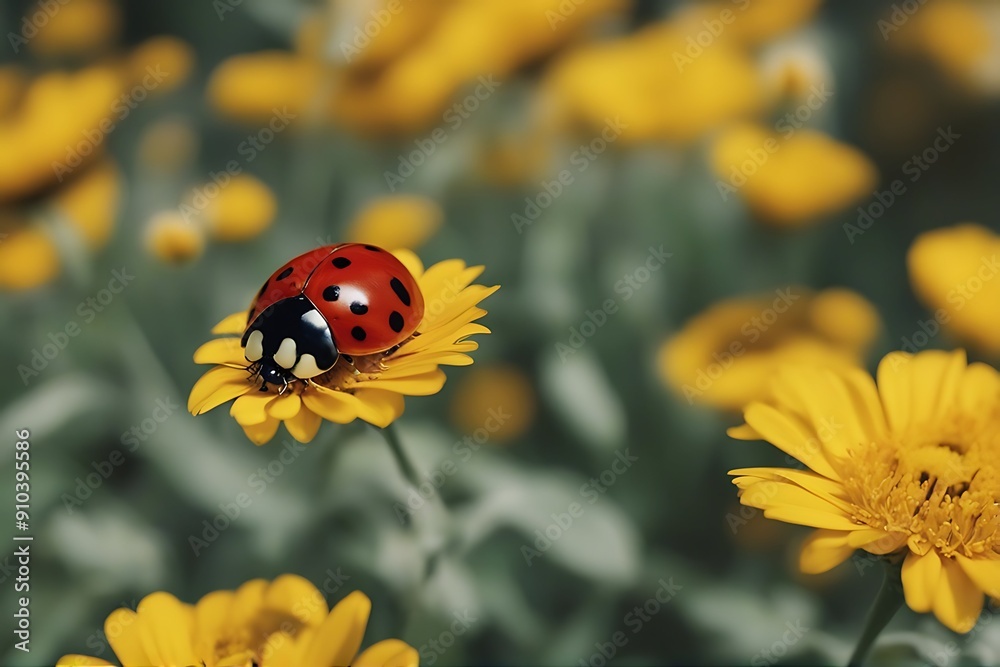flower ladybug yellow isolated coccinellidae background beautiful beetle biology black blooming botanical botany bright bug closeup colourful concept environment field flora floral fresh garden flower ladybug yellow isolated coccinellidae background beautiful beetle biology black blooming botanical botany bright bug closeup colourful concept environment field flora floral fresh garden