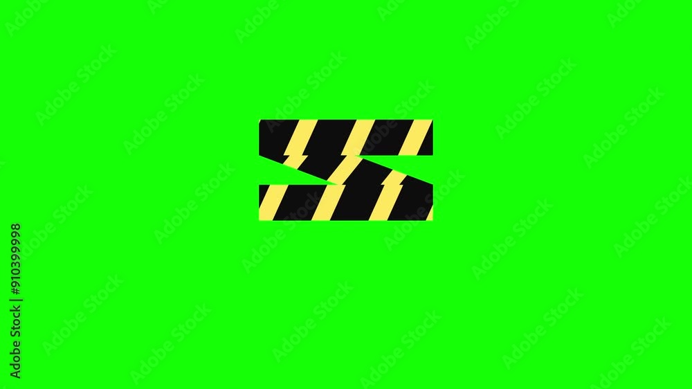 Danger Warning Tapes Animation – Yellow & Black Danger Tapes with Attention Symbols on Green Screen – 4K Video Danger Warning Tapes Animation – Yellow & Black Danger Tapes with Attention Symbols on Green Screen – 4K Video
