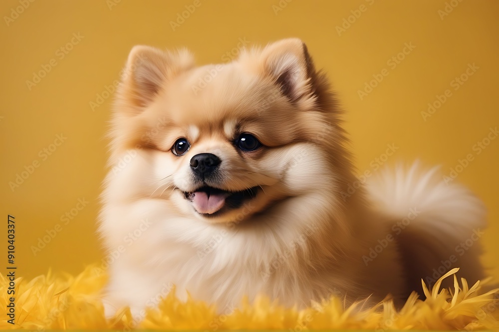 cute free puppy yellow smiling lying spitz bright background portraite text fluffy space pomeranian trendy dog little pet animal white isolated brown small portrait breed canino cat fur domestic cute free puppy yellow smiling lying spitz bright background portraite text fluffy space pomeranian trendy dog little pet animal white isolated brown small portrait breed canino cat fur domestic