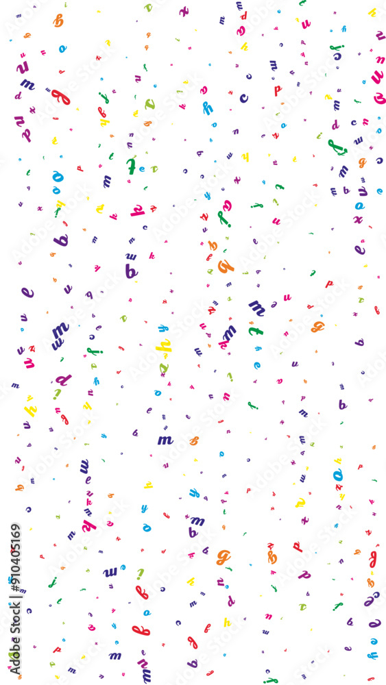 School notebook cover. Colorful childish floating School notebook cover. Colorful childish floating