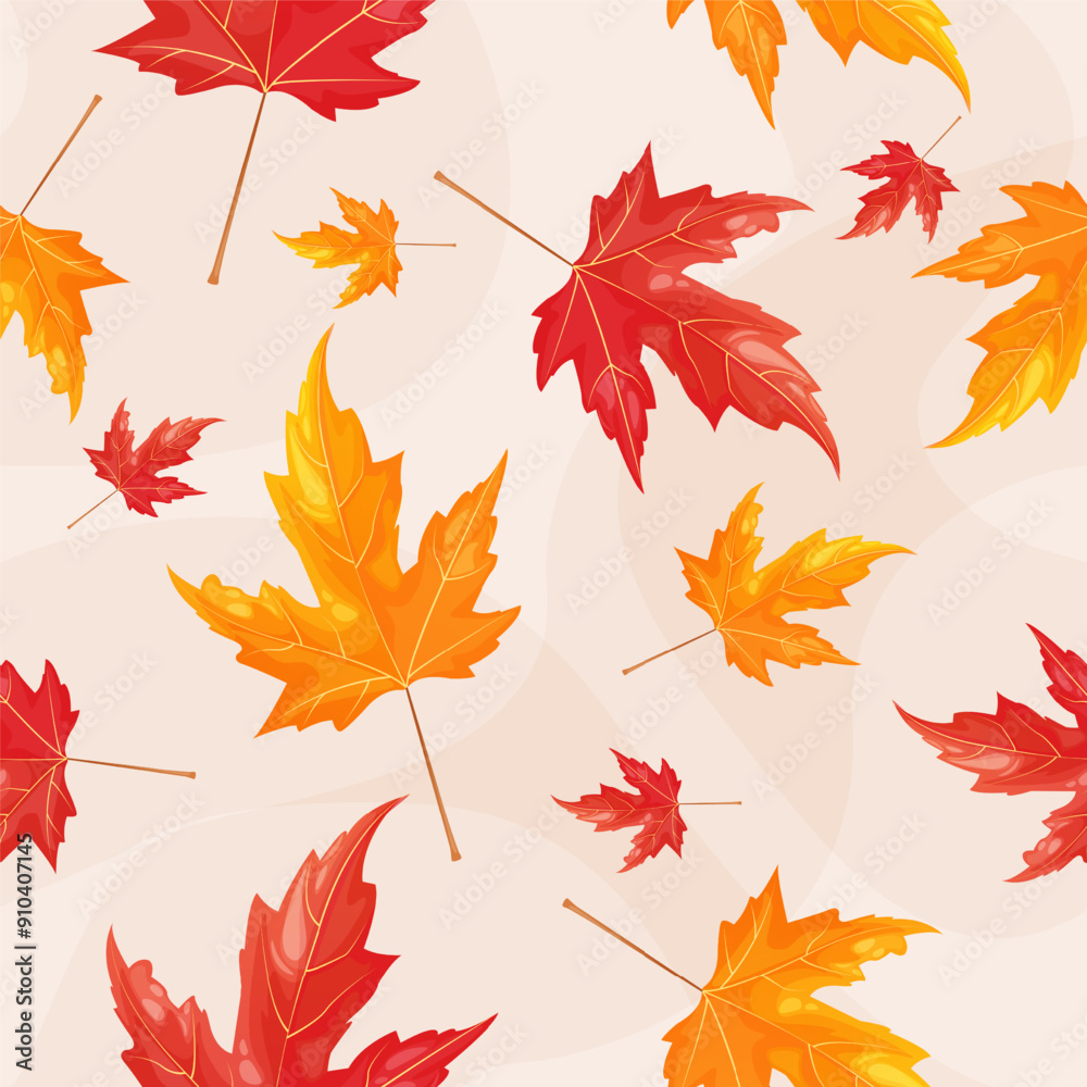 Simple maple pattern design. Autumn leaf pattern design. Maple leaf vector illustration Simple maple pattern design. Autumn leaf pattern design. Maple leaf vector illustration